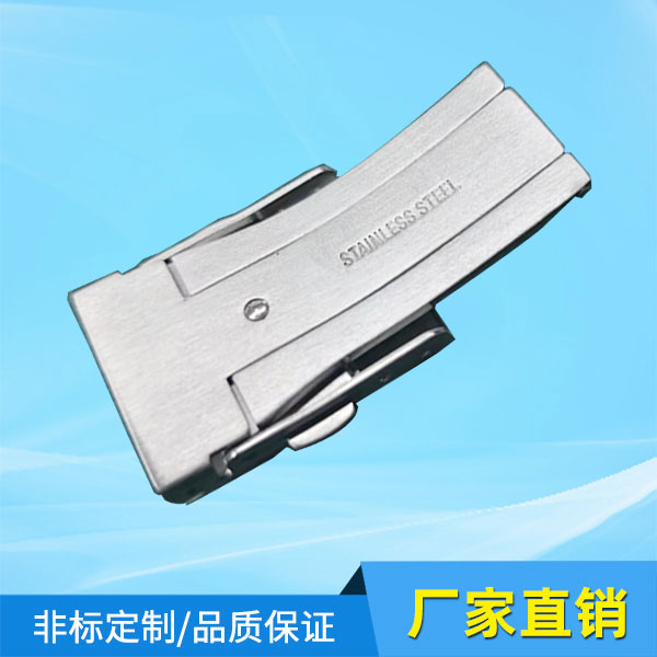 Double-press solid turtle-back buckle