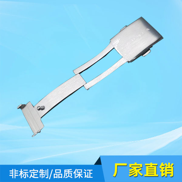 Double-press solid turtle-back buckle